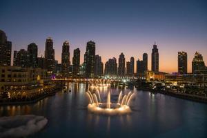 dubai, 2022 - fontaine musicale à dubai photo