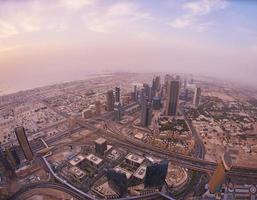 vue sur le centre-ville de dubaï photo