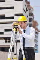 architecte sur chantier photo