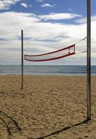 terrain de beach-volley à barcelone photo