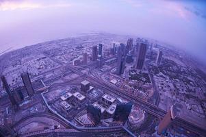 horizon de nuit de dubaï photo