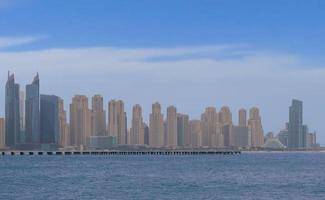 panorama de la ville de dubaï émirats arabes unis photo