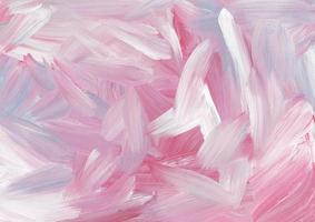 peinture abstraite de fond. coups de pinceau rose, gris, violet, blanc sur papier. toile de fond artistique pastel coloré. photo