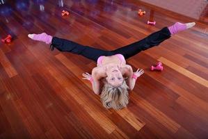 séance d'entraînement de temps de forme physique photo