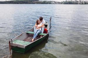 couple en bateau photo