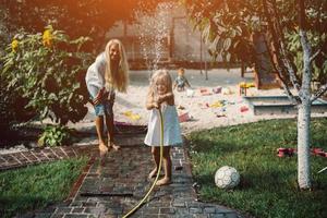 mère avec fille photo