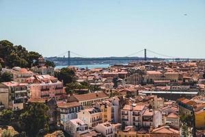 vue panoramique sur lisbonne, portugal photo