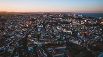 Vue aérienne de Lisbonne, Portugal