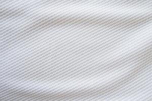 maillot de football blanc vêtements tissu texture vêtements de sport fond photo