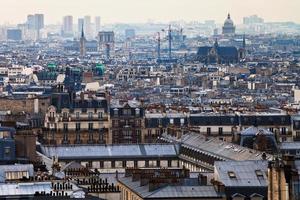 ville de paris avec panthéon, france photo