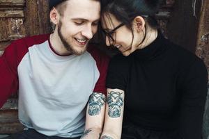 jeune beau couple photo