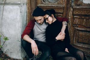 jeune beau couple photo