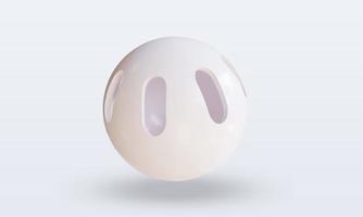 balle de sport 3d wiffleball rendu vue de face photo