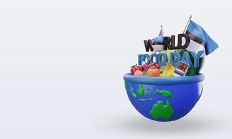 3d journée mondiale de l'alimentation estonie rendu vue droite photo