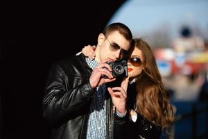 couple fait photo