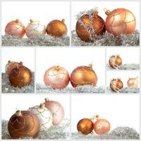 collage boule de noel photo