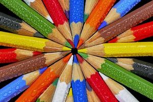 coloré de crayons photo