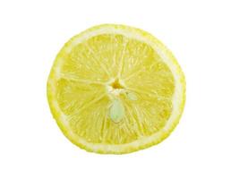 citron. fruits isolés sur fond blanc photo