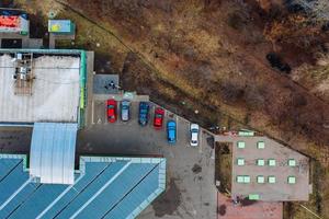 photographie aérienne avec le drone, la vue de dessus photo