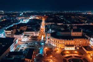 vue nocturne de l'opéra d'odessa photo