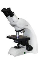 microscope isolé sur fond blanc photo