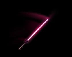 coup d'attaque du sabre laser rouge. photo