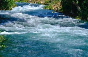 belle rivière dans la nature photo