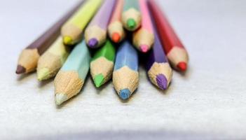 groupe de crayons de couleur photo