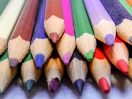 groupe de crayons de couleur photo