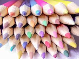 groupe de crayons de couleur photo