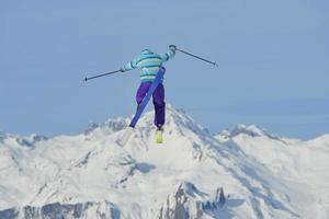 vue sur le saut à ski photo