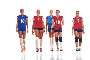 volley-ball, femme, groupe photo