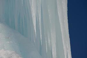 vue d'hiver de glace photo