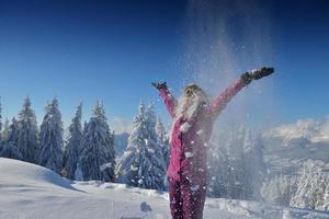 plaisirs d'hiver et ski photo