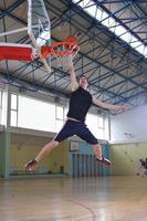 vue de joueur de basket-ball photo