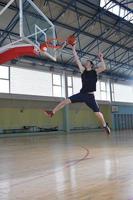 vue de joueur de basket-ball photo