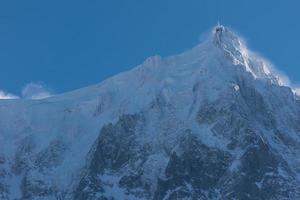 vue sur le paysage de montagne photo