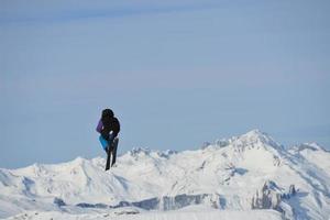 vue sur le saut à ski photo