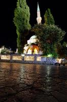 mosquée la nuit photo