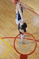 vue de joueur de basket-ball photo