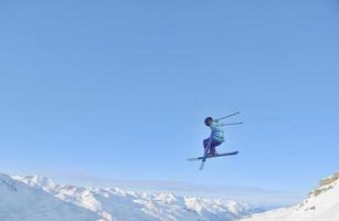 vue sur le saut à ski photo