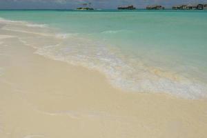 vue sur la plage tropicale photo