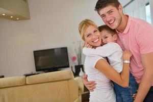 famille à la maison photo