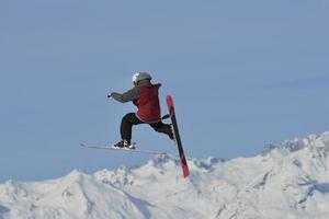 vue sur le saut à ski photo