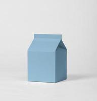 maquette d'emballage de boîte à lait avec espace de copie pour votre logo ou votre conception graphique photo
