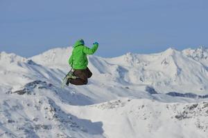 vue sur le saut à ski photo