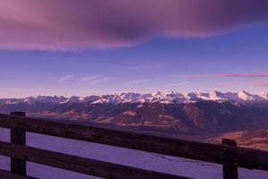 paysage d'hiver photo