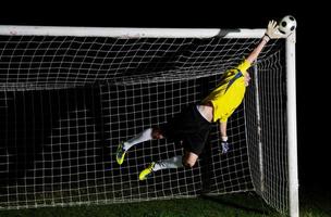 vue de joueur de football photo