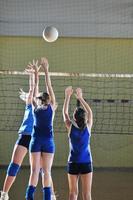 vue de jeu de volley-ball photo