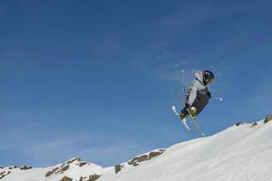 vue sur le saut à ski photo